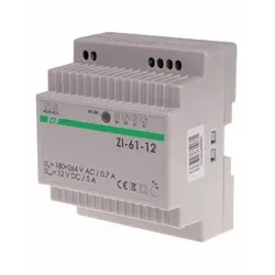 Schaltnetzteil 12V 60W für 35mm DIN-Schiene, Kurzschluss- und Überhitzungsschutz ZI-61-12V DC