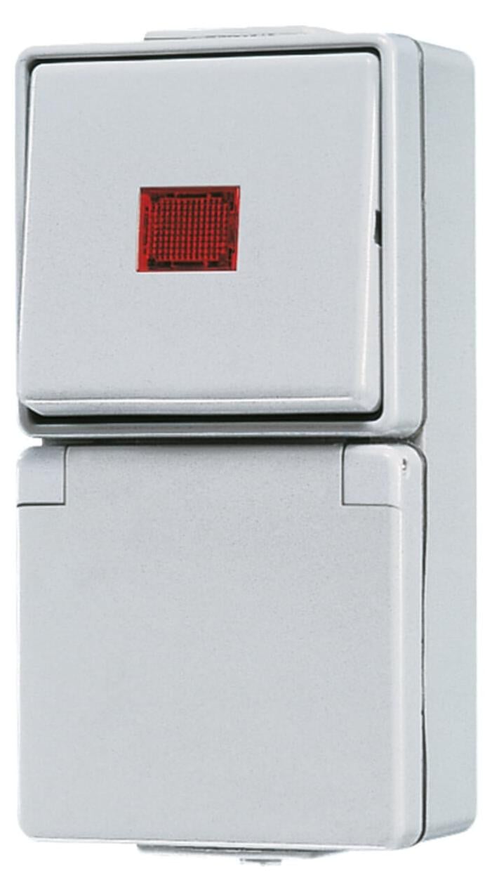 Jung 676KOW Elektrische schakelaar rocker-type wit