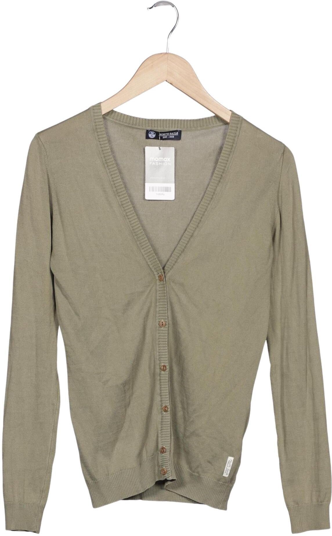 north sails Damen Strickjacke, Grün, Gr. XS, Baumwolle - Second Hand