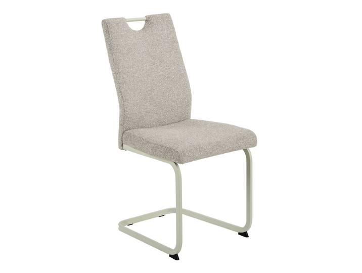 Esszimmerstuhl BELLY Schwinggestell Metall Textil 45 x 45 x 98...