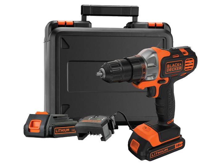 Black & Decker Multievo Starter-Set\, 18V 2x1\,5Ah Li-Ion