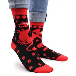 Hop Hare Bamboo Socks (36-40) - Red Dragons