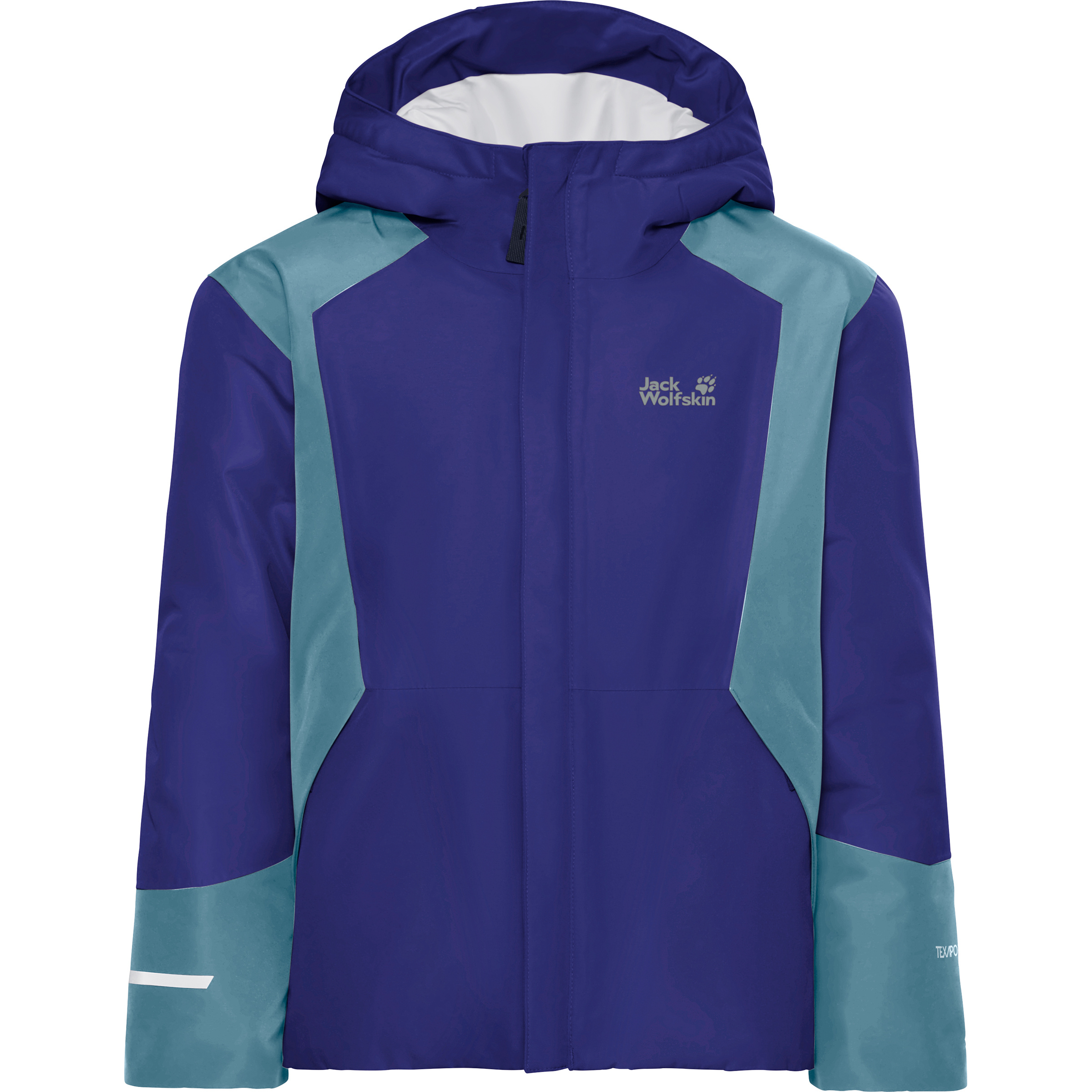 Jack Wolfskin Snowflash Kinder Isolationsjacke blau Größe 176 Trekking Wasserdicht Wasserabweisend