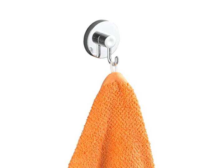 WENKO Vacuum-Loc® Crochet Set de 4 Set de 4\, Fixer sans percer Chromé