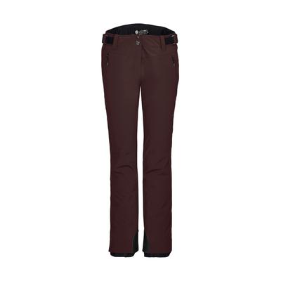 Skihose KILLTEC "KSW 311 WMN SKI PNTS", Damen, Gr. 40, Normalgrößen, rot (dunkelrot), Oberstoff: 92% Polyester, 8% Elasthan, Futter: 100% Polyester, Füllung: 100% Polyester (recycelt), Hosen Skihose, Wasserdichte, atmungsaktive Skihose mit...