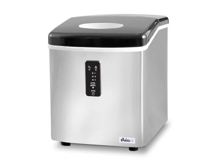 HENDI Eiswürfelmaschine, Eismaschine, Eiscrusher, Eiswürfelmaschine, Kapazität: 100 Eiswürfel, ABS Kapazität 12 kg, Vorratsbehälter 3,2 kg, 230V, 120W, 297x367x(H)378mm, ABS Kunststoff
