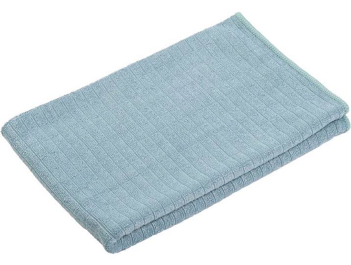 Geschirrtuch GÖZZE Polier- und Geschirrtuch, Mikrofaser , blau (aqua), B:50cm L:70cm, Baumwolle, Polyamid, Geschirrtücher, Geschirrtuch, schnelltrocknend und kochfest