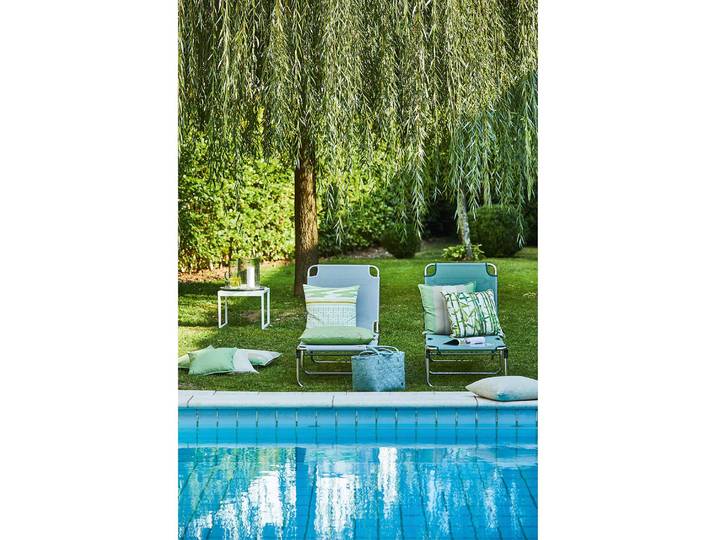 Coussin Bolans Vert/Avocat 45 x 45cm Tissu