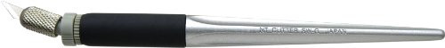 NT Cutter SW-600GP Draaibaar grafisch mes met gevoerde handgreep, zilver/zwart