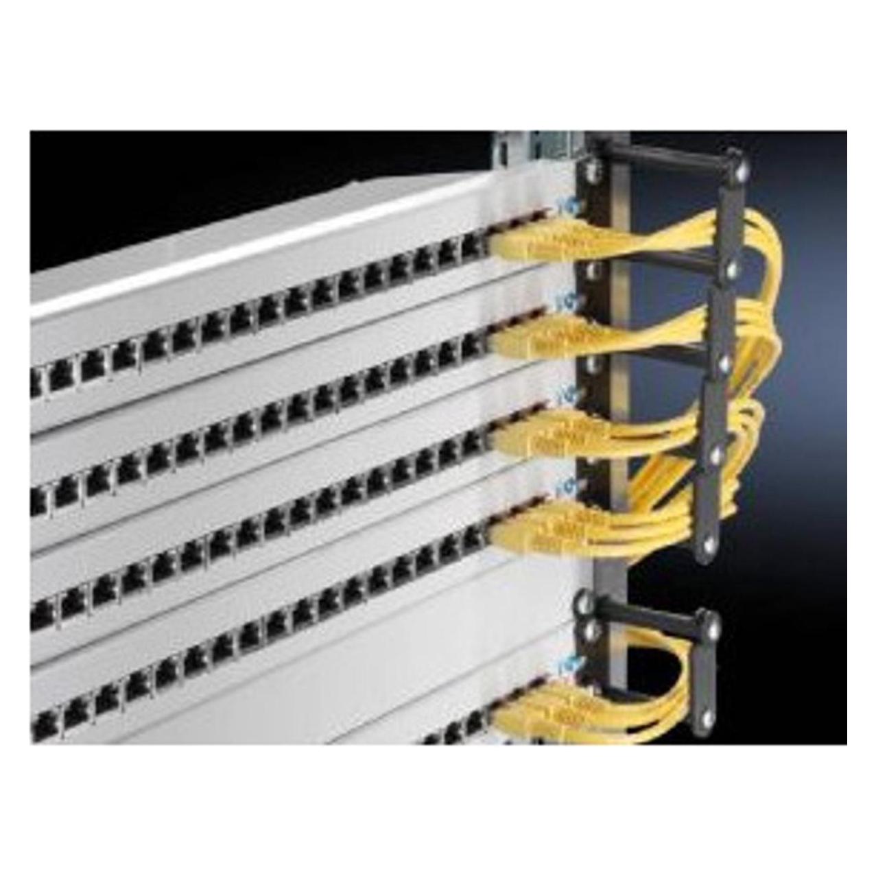 Rittal Cable routing bars 19 inch attachment, 1U, 10 pc(s) (7111214)