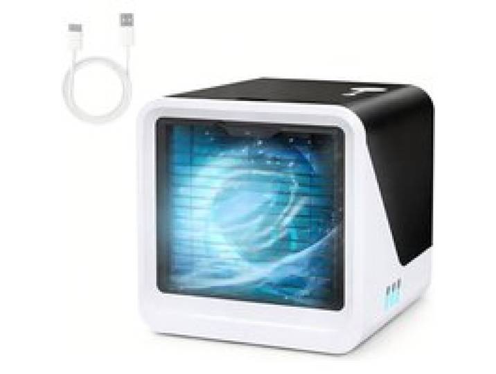 Portable Mini Air Conditioner - USB-C Cooler 3 Speeds Ideal for Bedroom Office and Travel