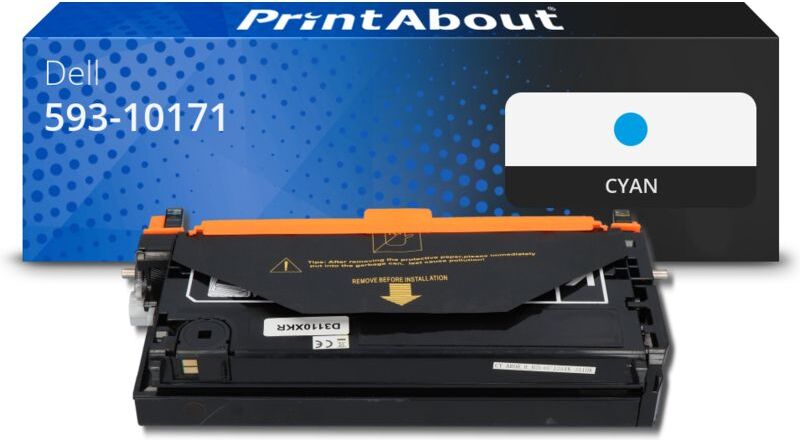 PrintAbout Toner kompatibel mit Dell 593-10171 (PF029) - Cyan