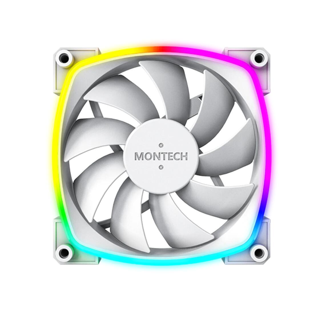 Montech Lüfter AX120 PWM, 120mm, Weiß AX120 PWM White