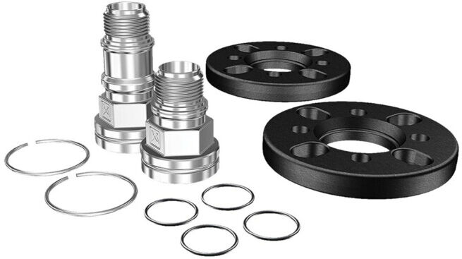 Grundfos Accessoires pour pompes centrifuges Jeu de brides DN50 Rp2in pour CM15-CM25 (96904702)