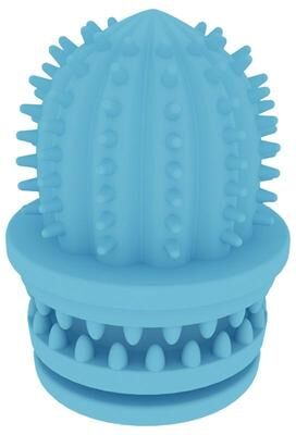 Inspired Deals Dog Chew Toy For Teeth Cleaning Cactus Dental Chew Toy Durable Puppy Teething Toy light Blue