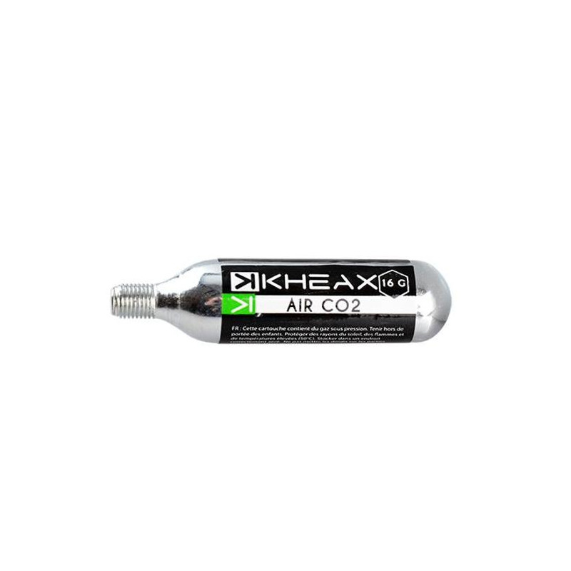 Cartouches CO² 16gr Kheax filetage (x1)