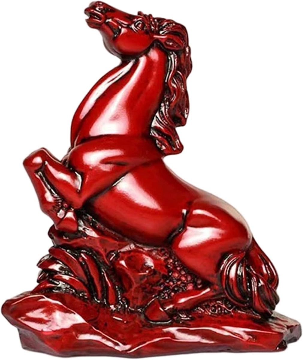 Feng Shui Paard Decoratie - Chinees Dierenriem Beeld voor Huisdecoratie - Symbool van Vitaliteit