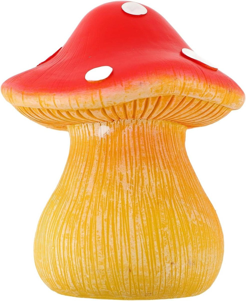 Pwshymi Verborgen Sleutelkastje voor Buiten - Weerbestendige Faux Mushroom Key Hider van Hars