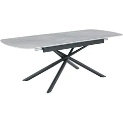 Esstisch HARPER HESPERIA (BHT 180x76x90 cm) - grau - BHT 180x76x90 cm