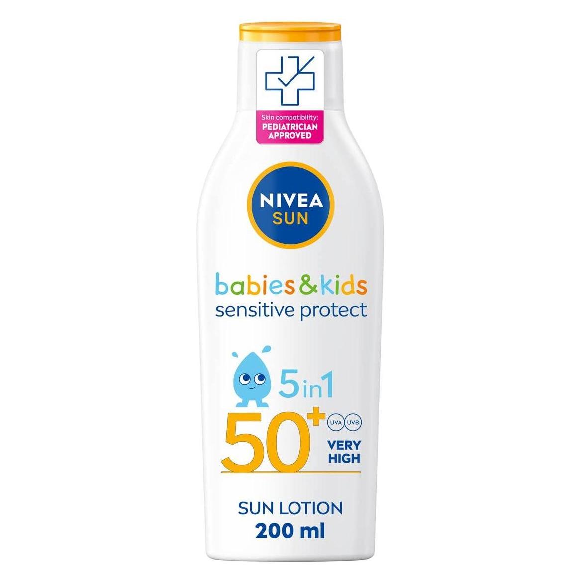 Nivea Sun Kids Protect & Sensitive (SPF 50+, 200 ml) (771038)