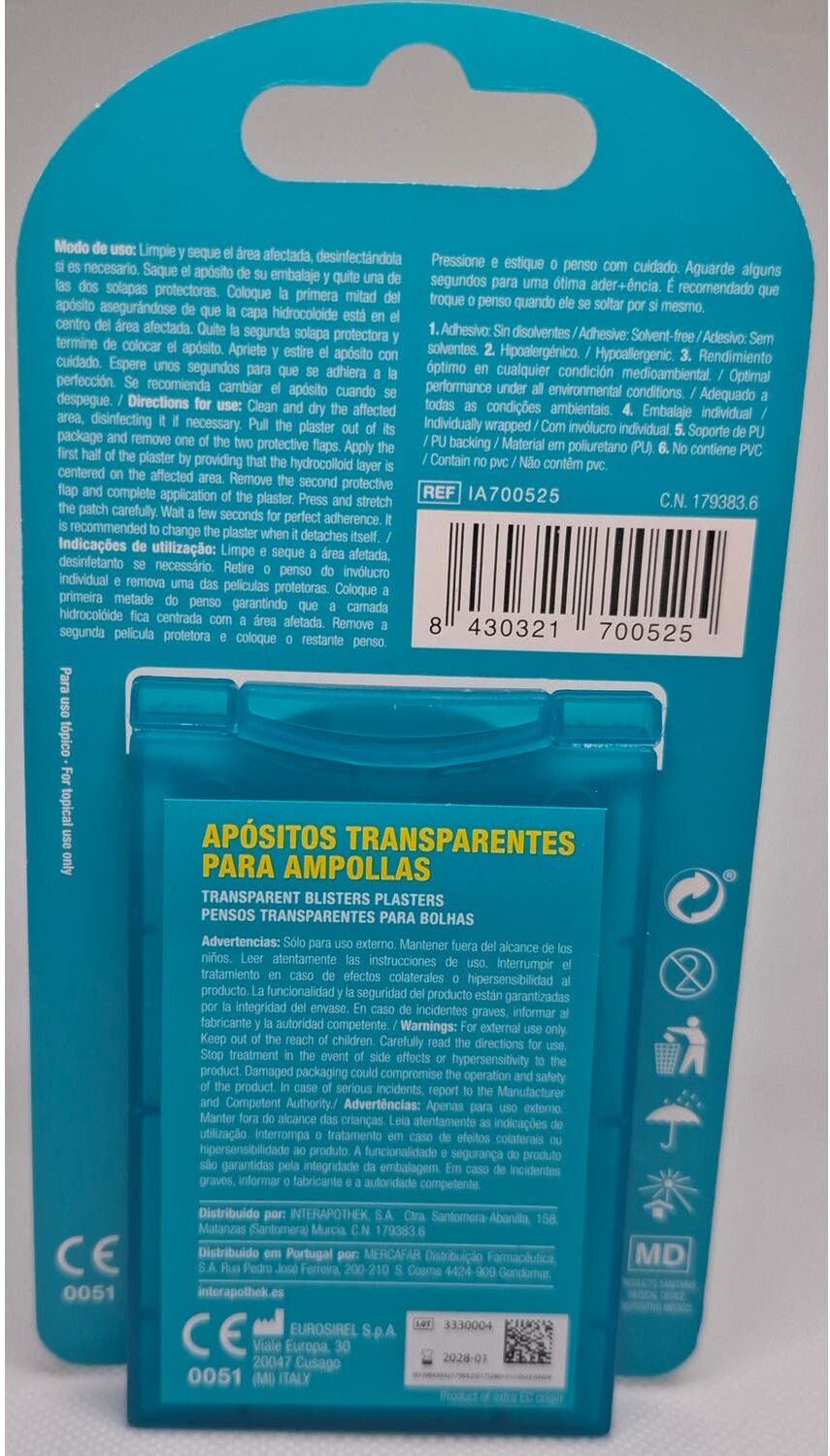 INTERAPOTHEK Apositos Ampollas Med 5 U