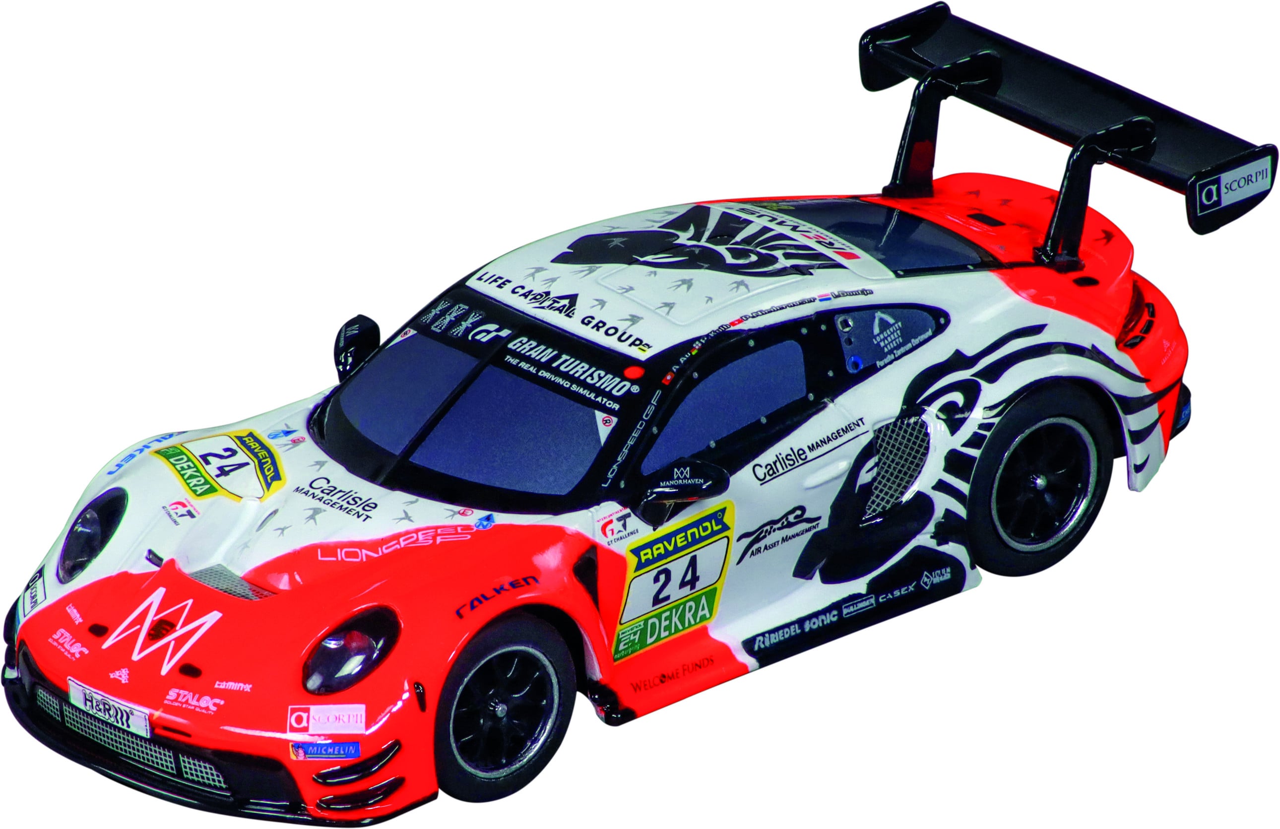 Carrera Hybrid Porsche 911 GT3 R Lionspeed GP, No.24