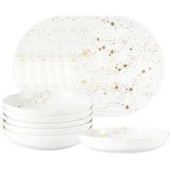 Seltmann Weiden Liberty Golden Stars Tafelservice 12-teilig