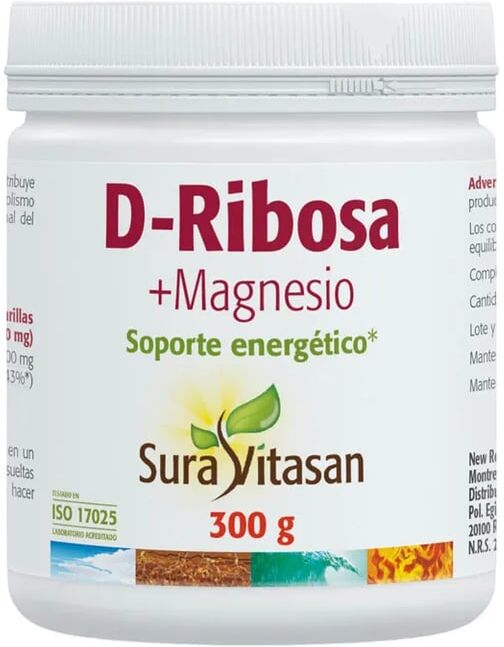 Sura Vitasan D-Ribose + Magnésio 300g