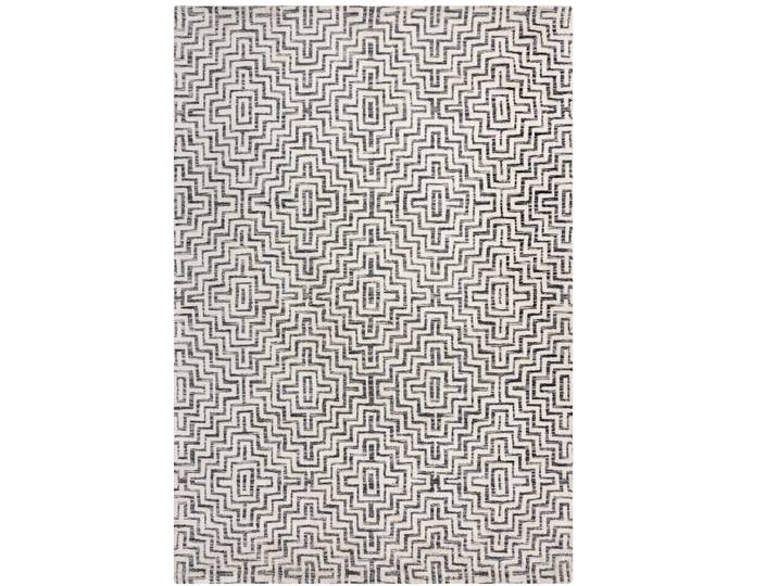 Teppich Korva hellgrau Symmetrie Polyester 120 x 170 cm - Teppich