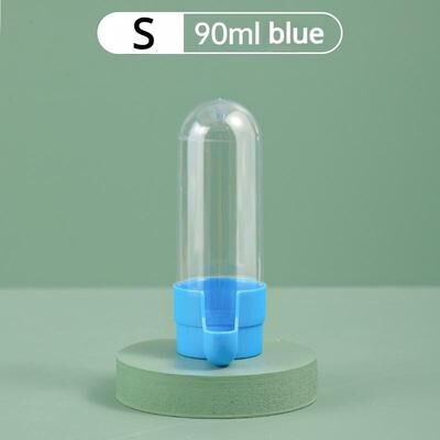 Perfect Picks Market Hanging Pet Feeder For Squirrel & Parrot Water Dispenser & Food Box For Bird Cage Accessories, Perfect For Birds blue s
