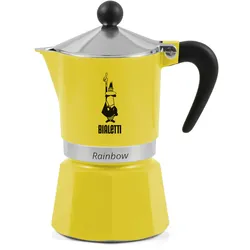 Espressokocher Rainbow 3 Tassen gelb
