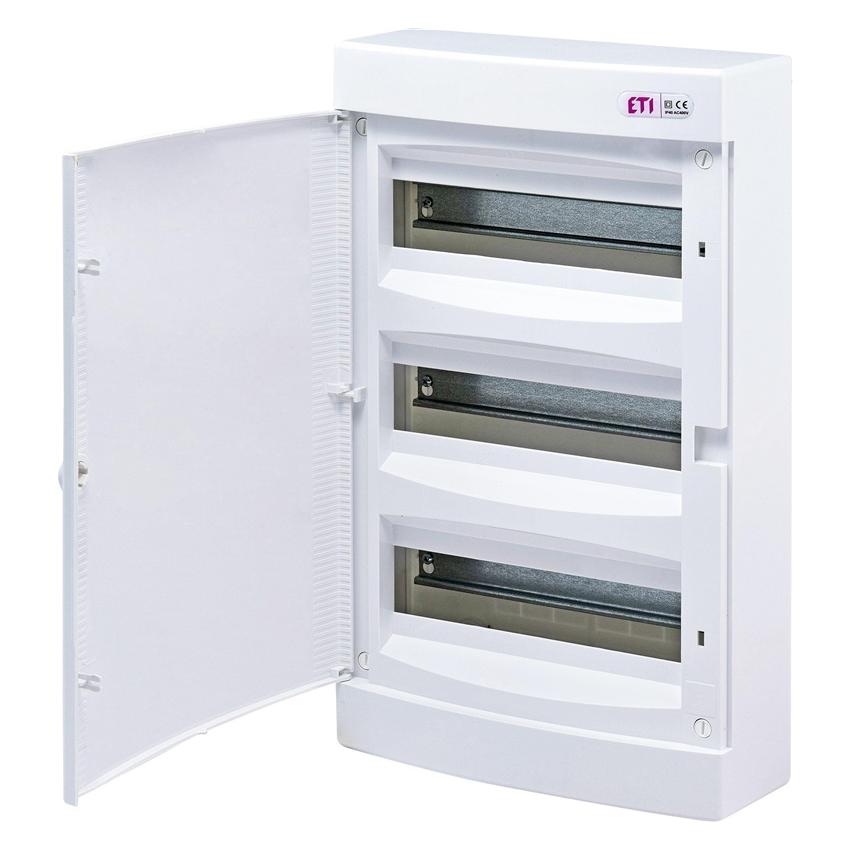 Eti Polam Aufputz-Schaltanlage ECT36PO-s 36M IP40 weisse Tür 001101073 (001101073)