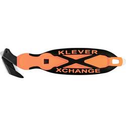 KLEVER KCJ-XC-35G XChange™ 35 Sicherheitsmesser Orange-Schwarz, 10 St.