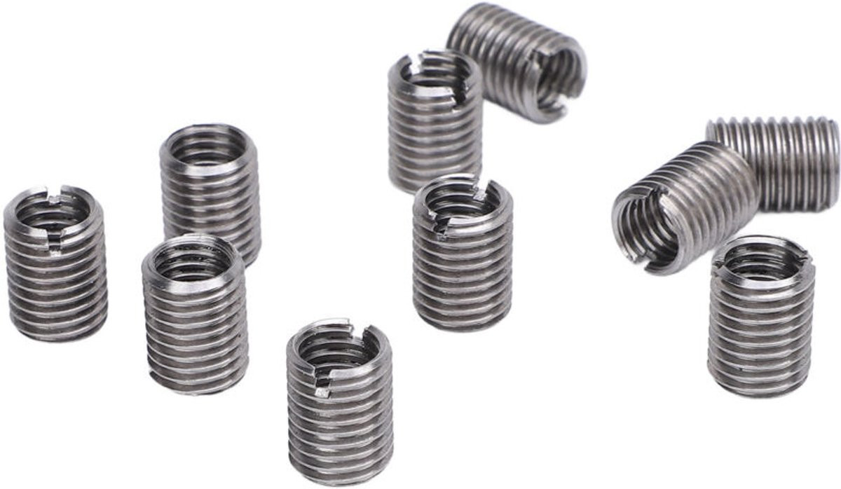 25 stuks M10x1 metalen schroefdraad verloopmoer universele schroefdraadbus