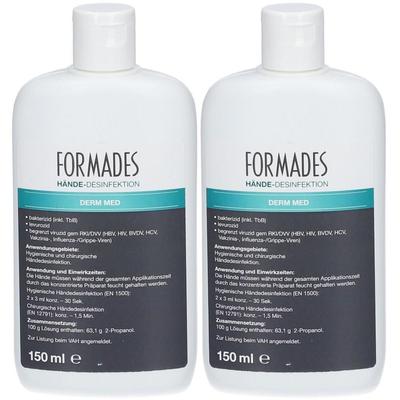 Formades Derm med Händedesinfektion Kittelfla. x2 2x150 ml Flüssigkeit