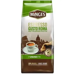 Minges Espressobohnen »Gusto Roma« 1000 g braun
