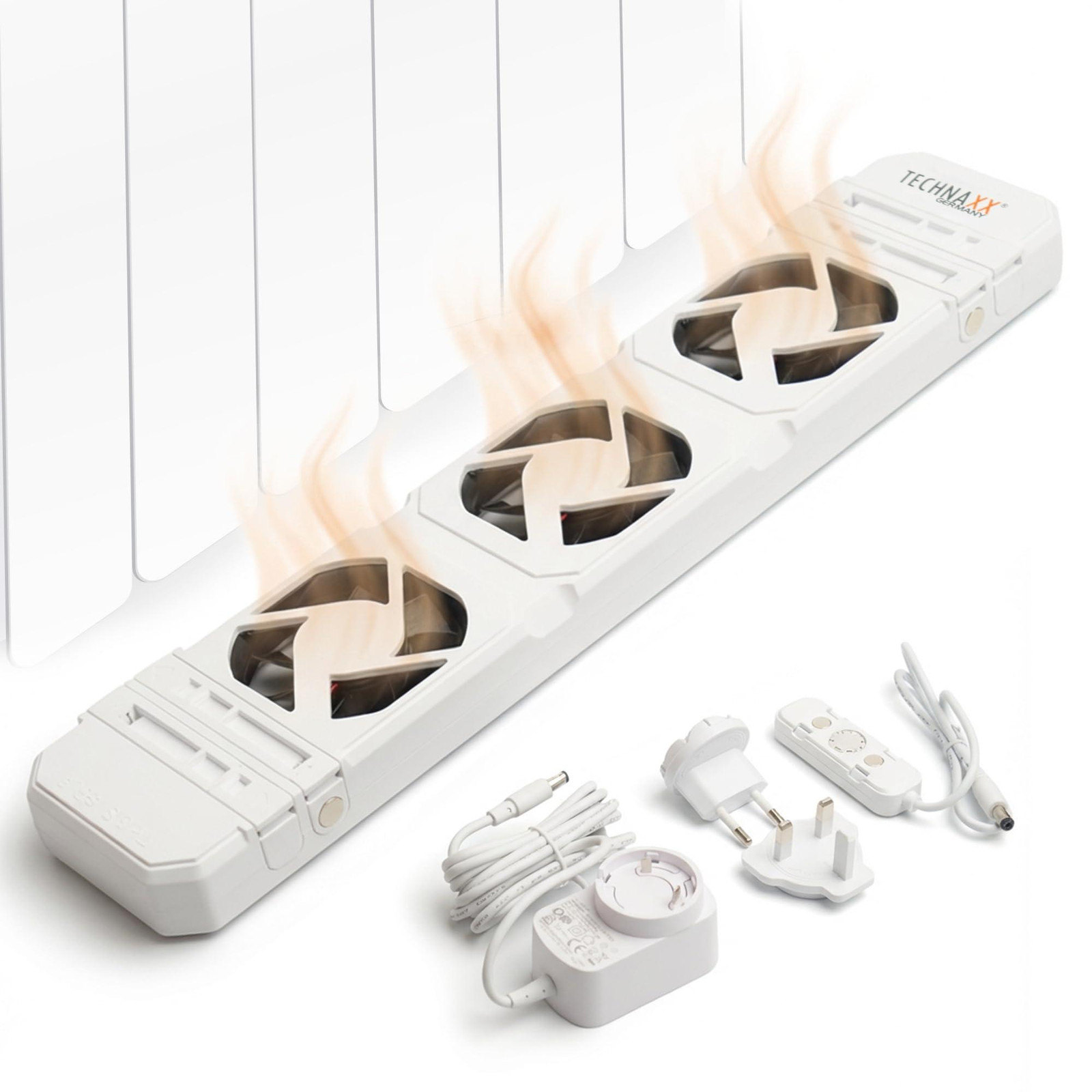 Selius Radiatorventilator Mono set TX-302 met automatische temperatuurregeling