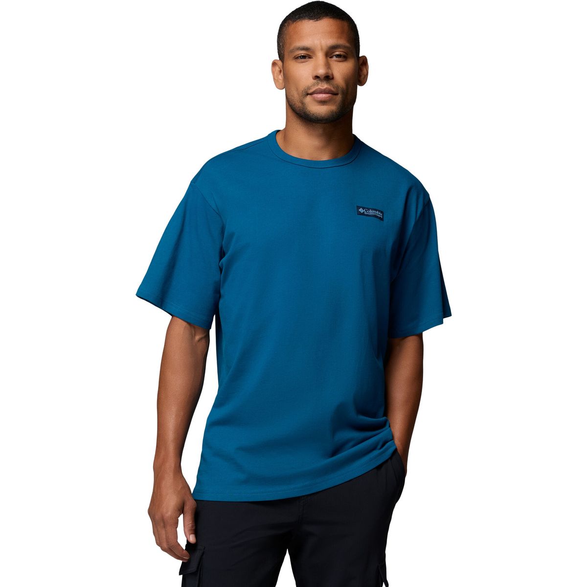 Columbia Men's CSC Heavyweight Back Graphic T-shirt phoenix blue csc box logo (442) S 215504-2155041-442-S
