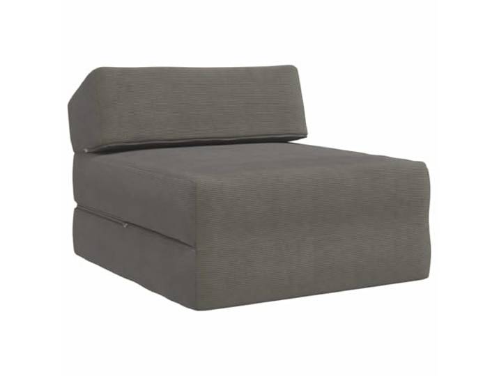 IBUQDDV Klappsofa Bett Hellgrau 60 x 70 x 41 cm Stoff Faltbares Schlafsofa, 100 % Polyester, Schaumstofffüllung, Reißverschluss, Innenbereich, Wohnzimmer