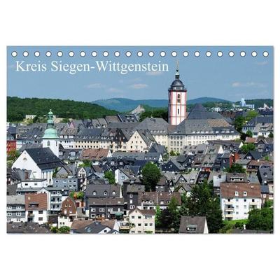 Kreis Siegen-Wittgenstein (Tischkalender 2027 DIN A5 quer), CALVENDO Monatskalender