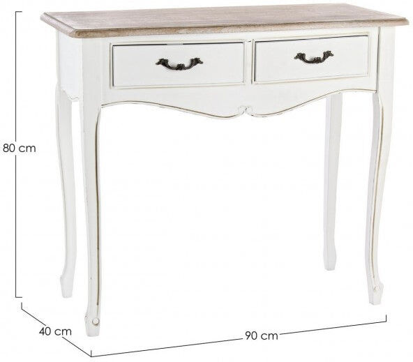 giordanoshop Consolle 2 Cassetti Justine in Legno...