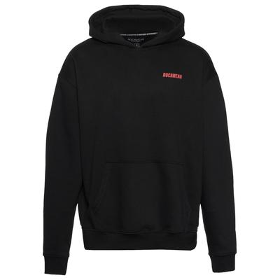 Kapuzensweatshirt ROCAWEAR "Rocawear Rocawear Rocaworld Hoodies", Herren, Gr. XXL, schwarz, 80% Baumwolle, 20% Polyester, bedruckt, Rundhals, Sweatshirts