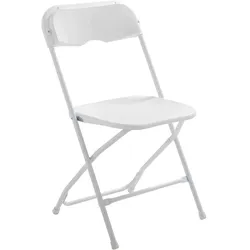Oviala Business Rekkem Klappstuhl HDPE 40 x 45 x 81cm Weiß