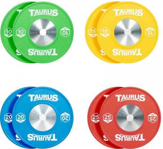 Taurus Competition Olympic Bumper Weight Plates Full Set