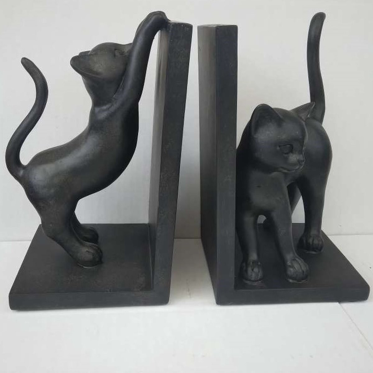 MadDeco Boekensteunen Poes - Polystone - Kat