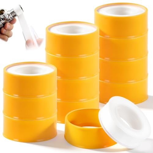 YIYICO PTFE Teflontape voor water- en gasleidingen - 12 stuks