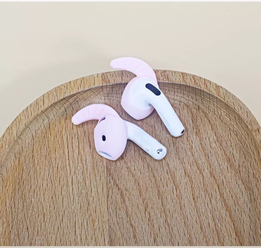 INF Embouts d'écouteurs anti-poussière en silicone pour AirPods 4 avec crochet d'oreille - Couleurs assorties