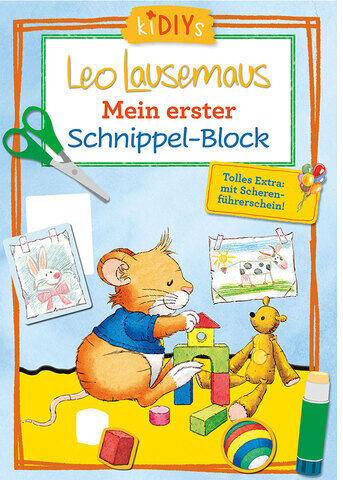 Bastelblock "Leo Lausemaus – Mein erster Schnippel-Block"