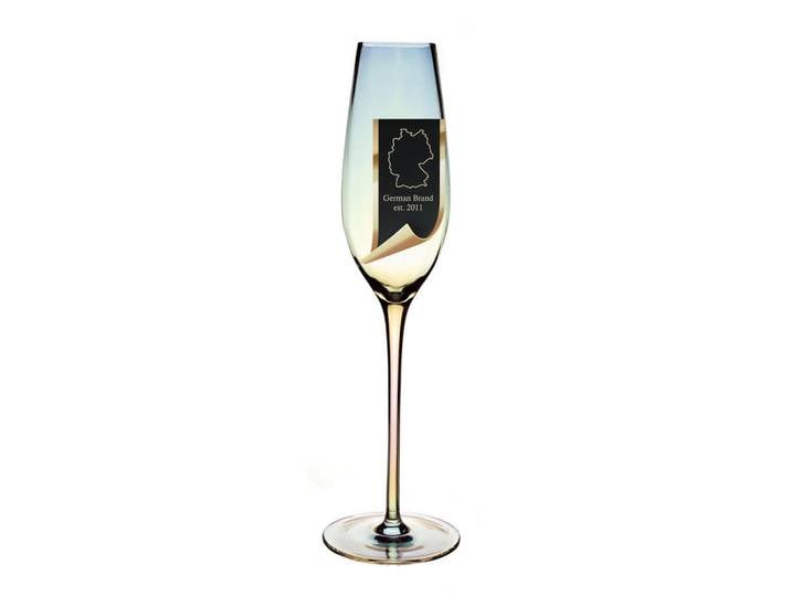 Intirilife Sektglas 200 ml, Transparent, Glas, 0.2 L, leicht zu reinigen, Glas, Champagner- & Sektgläser