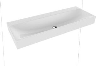 Kaldewei Silenio Dubbele wandwastafel alpinewit B/D: 120 x 46 cm